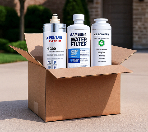 Water filter kit for service technicians and B2B partners
