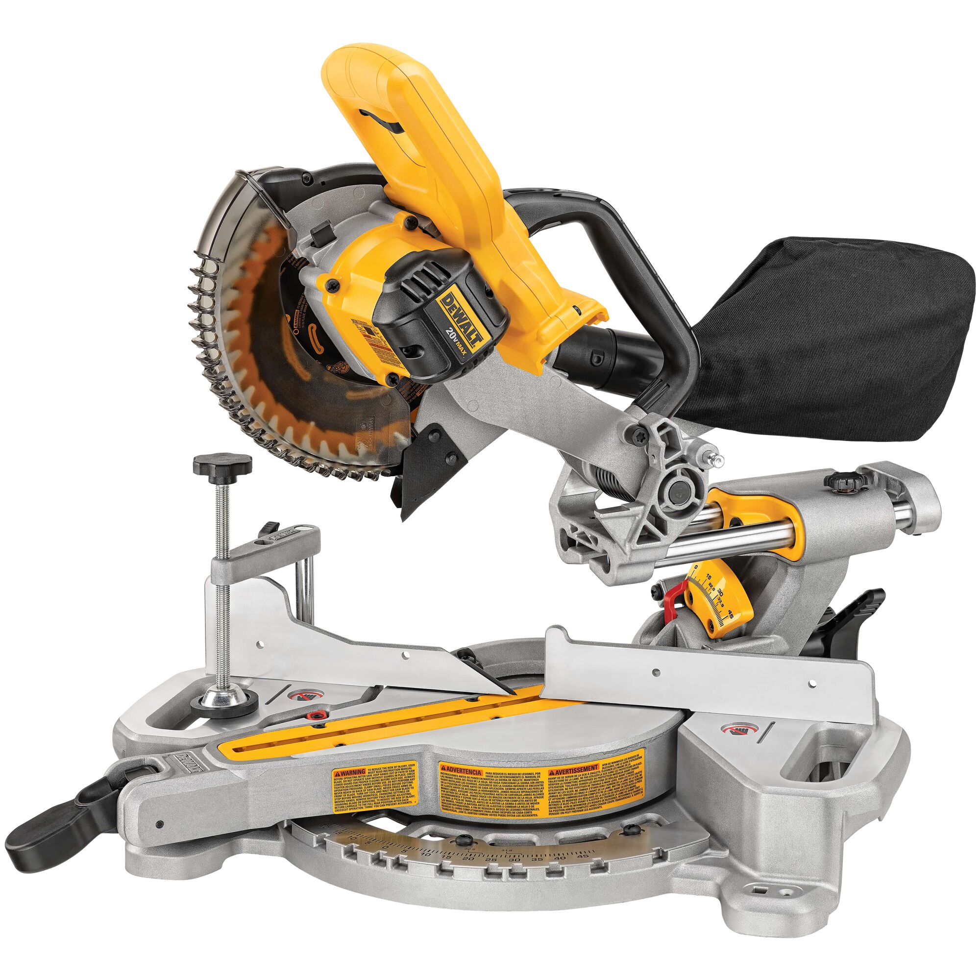 DEWALT DCS361B cordless miter saw — DEWALT DCS361B sierra ingletadora inalámbrica