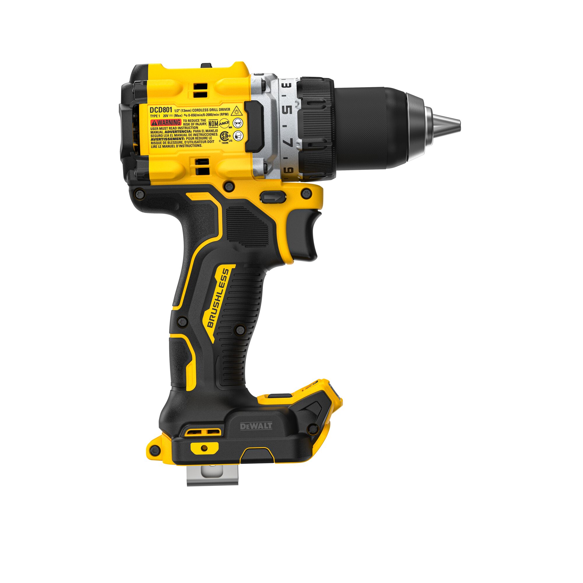 DEWALT DCD801B drill driver additional product image 2 / DEWALT DCD801B drill driver imagen adicional del producto 2