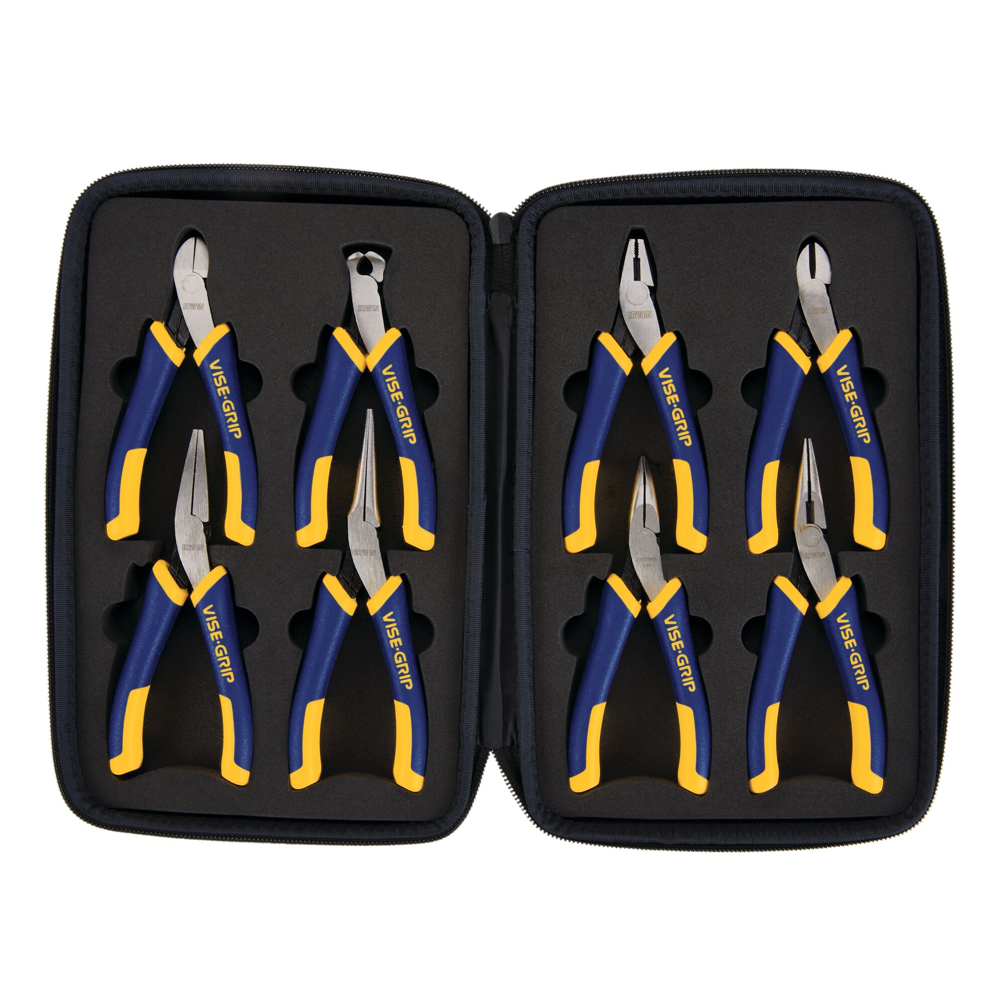 Irwin 2078714 mini pliers set with case — Irwin 2078714 mini alicates con estuche